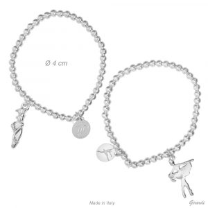 Pulsera Elástica plateada